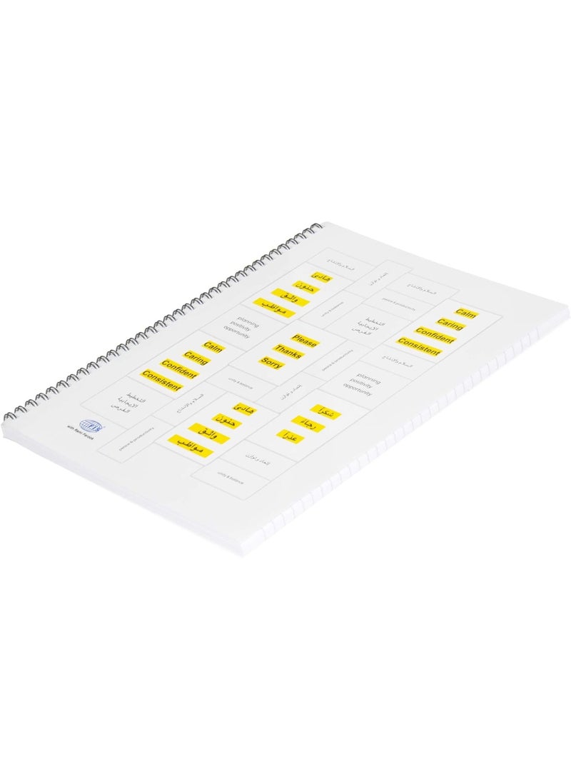 FIS Hard Cover Notebook Single Line A4, 100-Sheets 5-Piece - FSNBA419-07 - Image 3